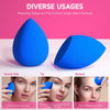 FACEMADE 6 Pcs Makeup Sponges Set, Makeup Sponges for Foundation, Latex Free Beauty Sponges, Pink